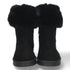 BEQUEME UND WARME AUSTRALISCHE DAMENSTIEFEL MIT INNENFELL UND SCHLEIFENDDETAIL AM ABSATZ – IDEAL FÜR HERBST UND WINTER